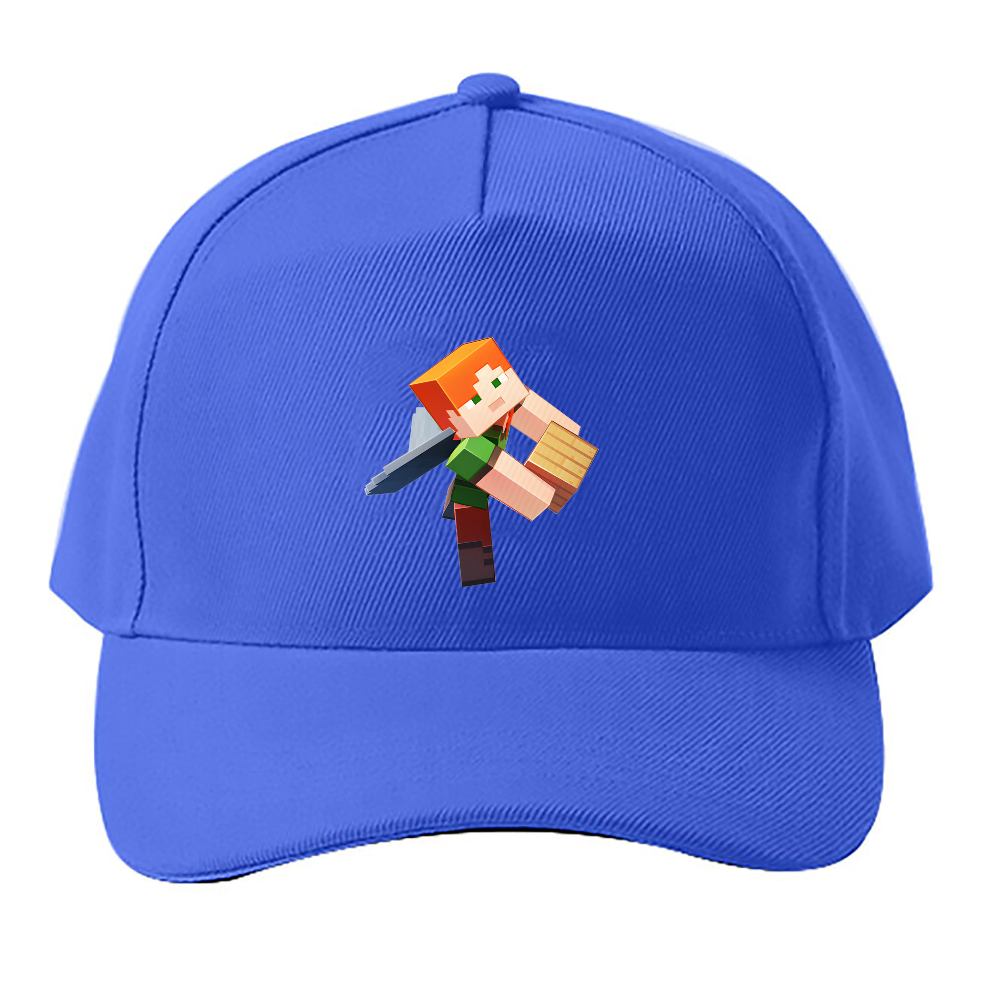 （画像用） マインクラフト ブロックの世界 Minecraft MC Block world ベースボールキャップ 綿100％ 男女兼用 帽子 スポーツ